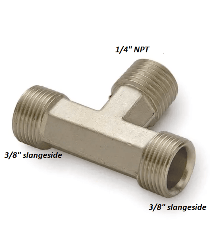 T-stykke 2x 3/8