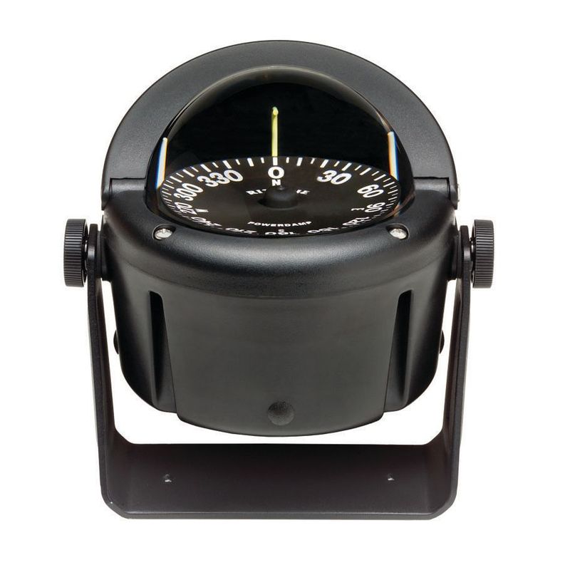 Brakettmontert svart Kompass - Open Dial