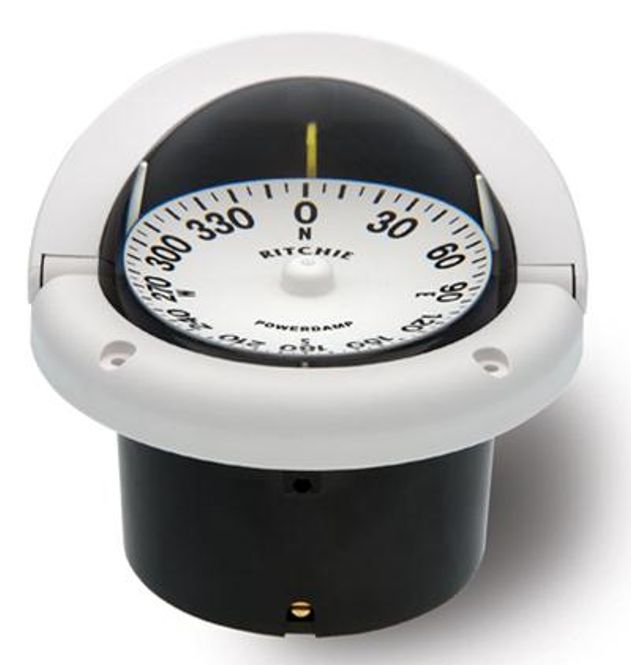 Hovedbilde Nedfellbart hvitt kompass. HF742W