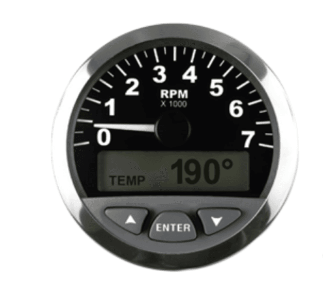 Hovedbilde Turteller m/LCD, 0-7000RPM, NMEA, Veethree Matrix ...