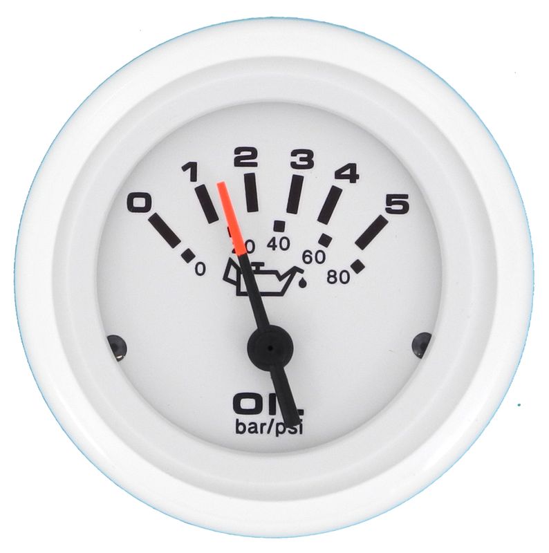 Oljetrykkm?ler, 0-5BAR/0-80PSI, US, Veethree Arctic 2