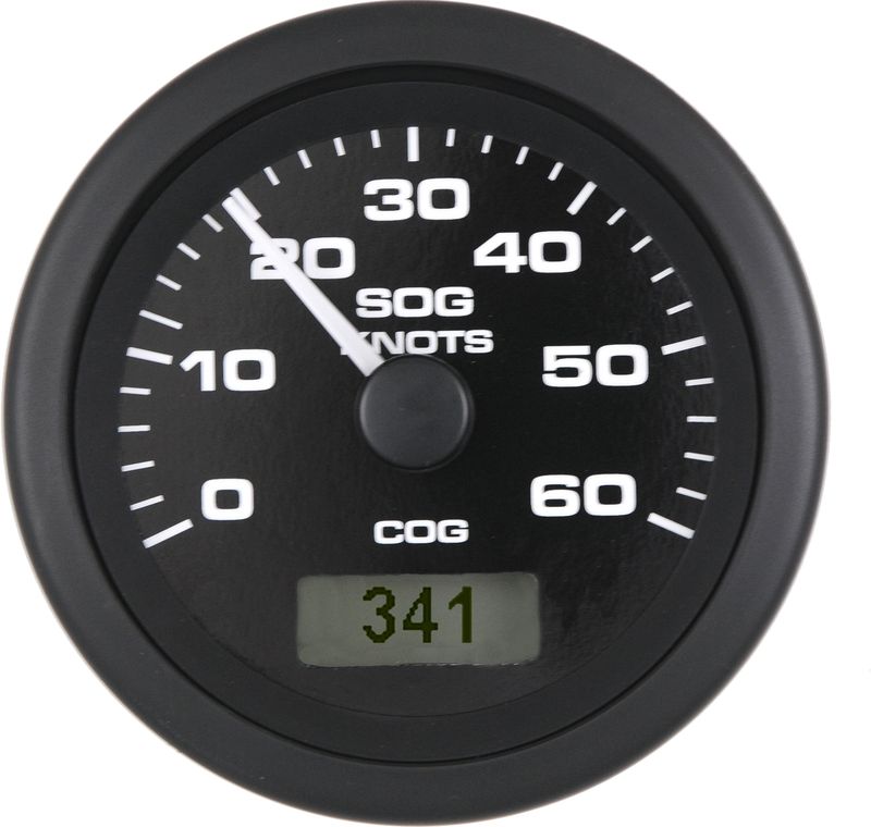 GPS Speedometer m/LCD, 60knop, NMEA, u/giver, Premier Pro 3