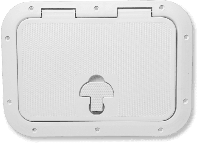 Hovedbilde Bomar Inspeksjonsluke, Y.D: 260mm x 361mm - Hvit