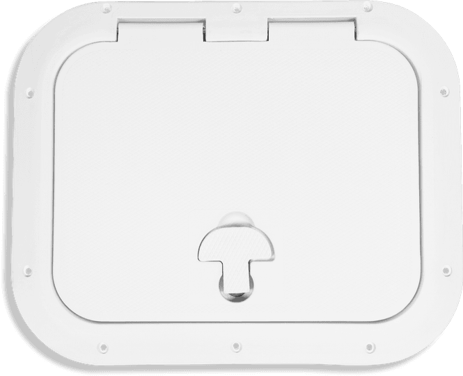 Hovedbilde Bomar Inspeksjonsluke, Y.D: 318mm x 394mm - Hvit