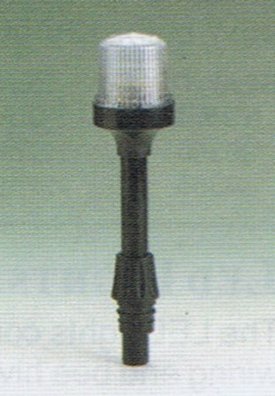 Lanternemast pl.inn sort , 203mm