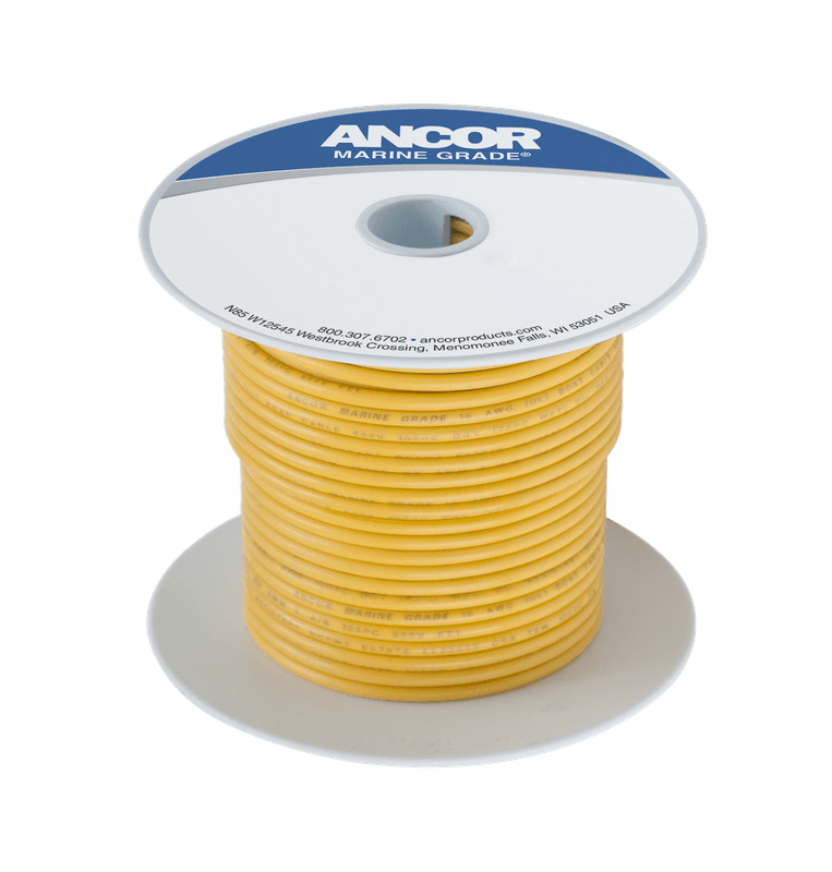 Fortinnet Marine Gradert Kobberkabel p? 3mm?, Gul - 30m