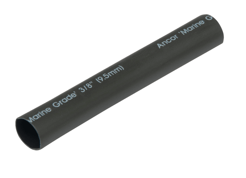 Krympestr?mpe med lim, XLPO, ?9.5mm x 305mm, Svart - 5stk