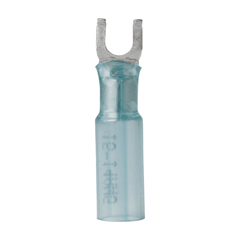 Gaffelkabelsko, Krympeplast, 1-2mm2 (16-14AWG) - 25stk