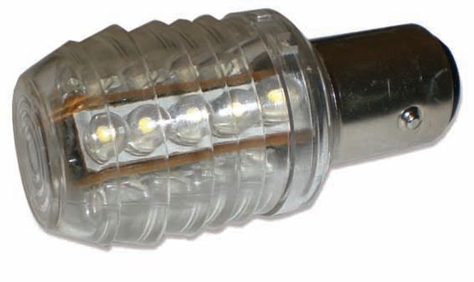 Hovedbilde LED p?re, rundtlysende m/bayonet so