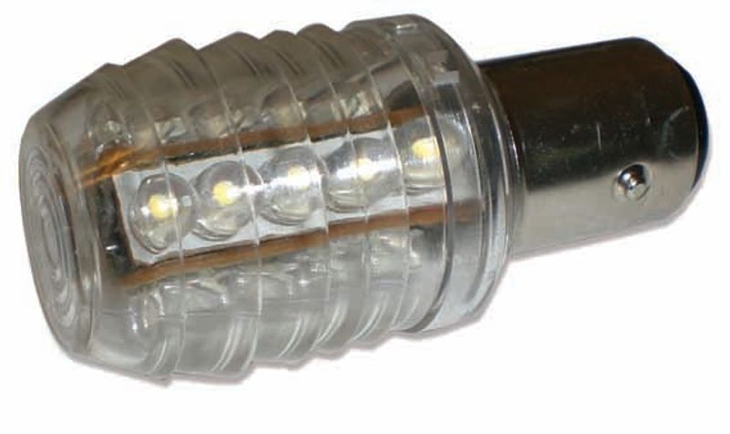 LED p?re, rundtlysende m/bayonet so