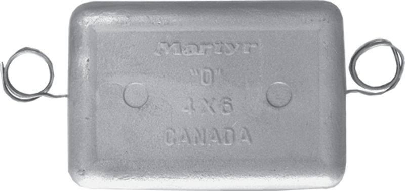 Skrog anode, 0.77 kg, Alu, CMPOWA