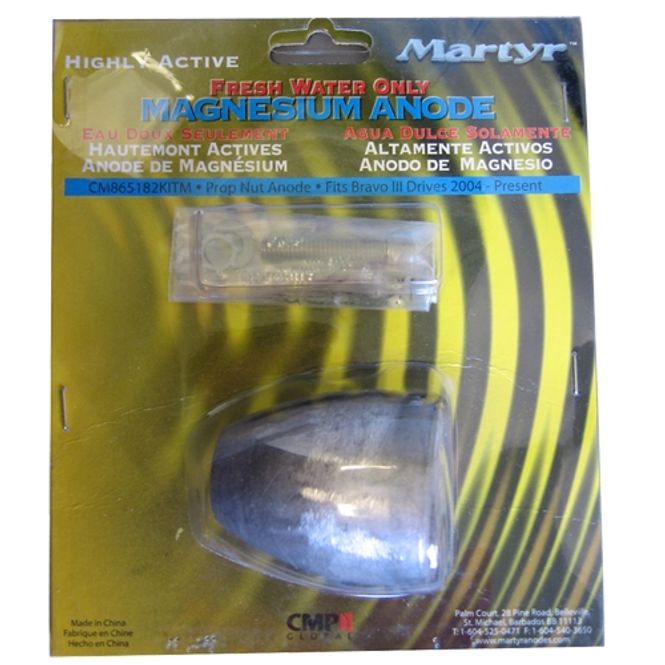 Hovedbilde Bravo 3 (03-) prop anode med bolt, Mag, 865182, ...