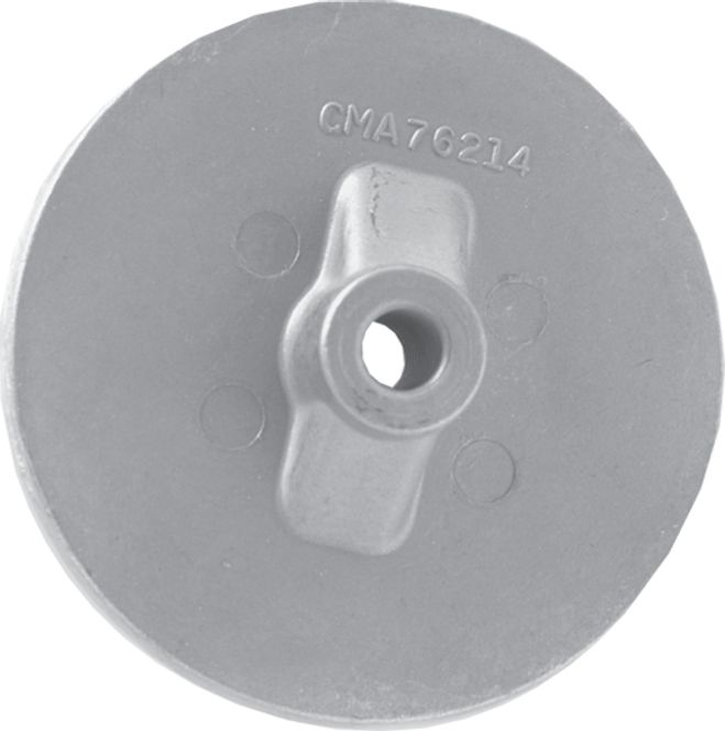 Hovedbilde Merc rund plate anode uten bolt, Zink 76214, ...