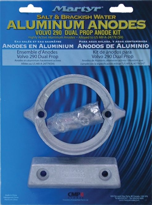 Hovedbilde Volvo Penta 290 duo prop Anodesett, Alu, ...