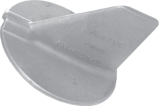 Hovedbilde Yamaha trimfinne Venstre, Zink 6K1-45371-00, ...