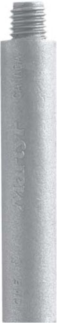 Hovedbilde Motor anode, u/hode (L: 45 mm, D: 12,7 mm), Zink, ...