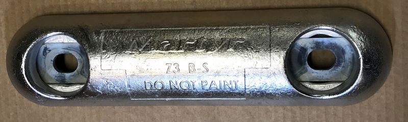Strømlinjeformet anode, Yrkesbruk, 2.7 K, Alu, CMZ03BSA