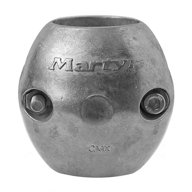 Hovedbilde Eggformet Akselanode for 40mm aksel - Aluminium ...