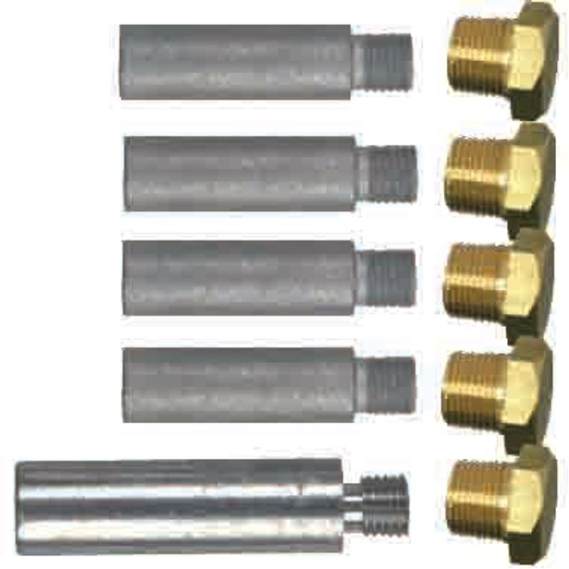 Yanmar motoranodesett, 6LP, 6LY, 4LHA, Zink 119574-18790