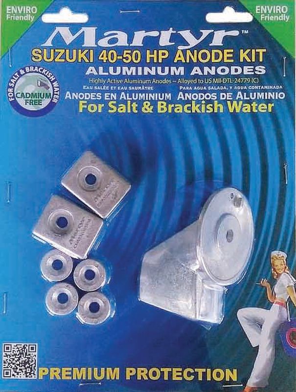 Anodesett f/ Suzuki 40-50, Zink
