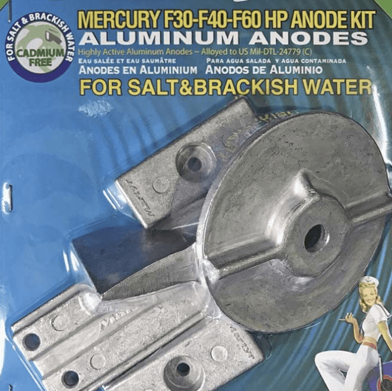 Mercury F30-F40-F60 HP Anodes KIT Al