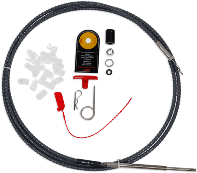 Hovedbilde Utl?serkabel til Fireboy Brannslukkere - 6.1m ...