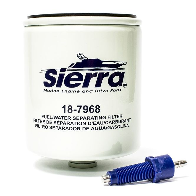 Hovedbilde 10 microns bensin filter med sensor til Mercury, ...