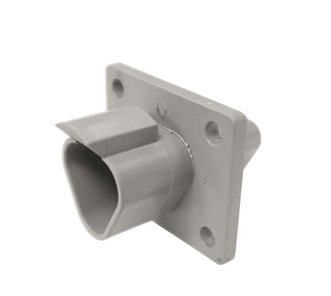 Hovedbilde DT-kontakt 3-pin flensfeste, inkl kilel?s/ uten ...