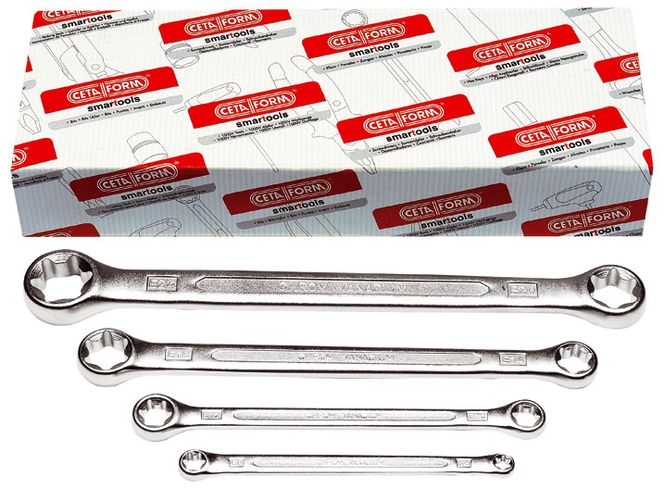 Hovedbilde Dobbel Torx ringn?kkelsett, 4 deler