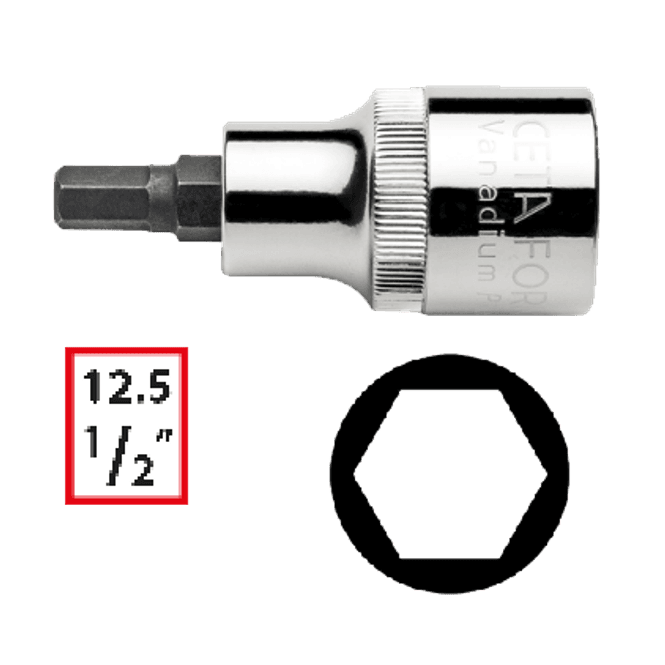 Hovedbilde 1/2'' Unbrako pipebit - 10mm