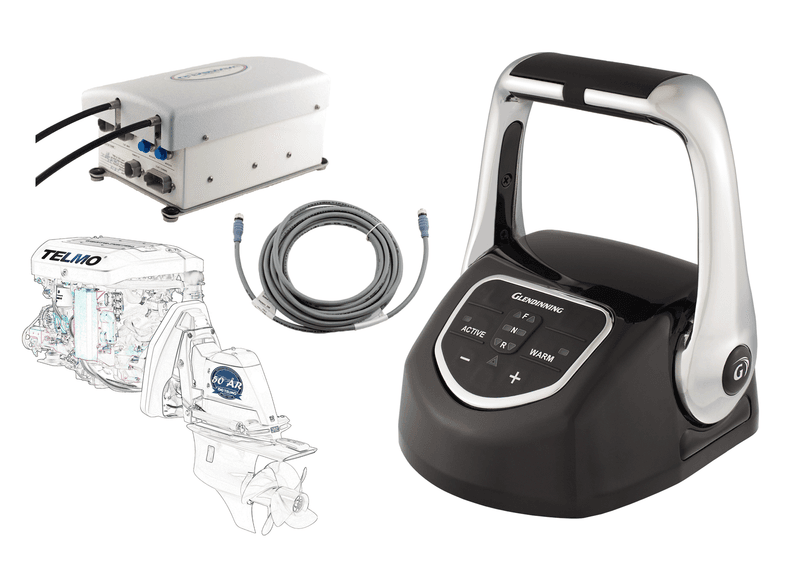 Glendinning Genesys Kit, 1 Innenbordsmotor, Svart-Std-24V